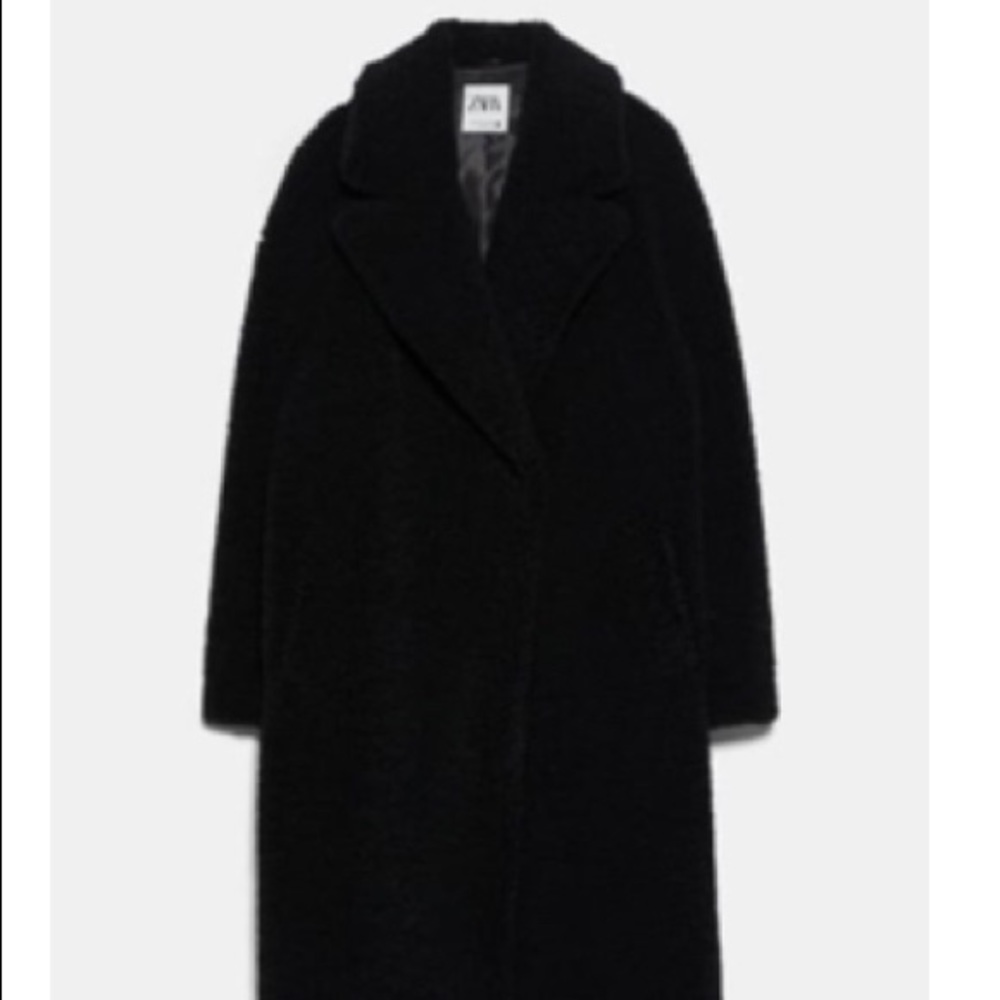 Zara faux fur coat